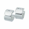 Sterling Silver 13.5mm Hinged Earring
